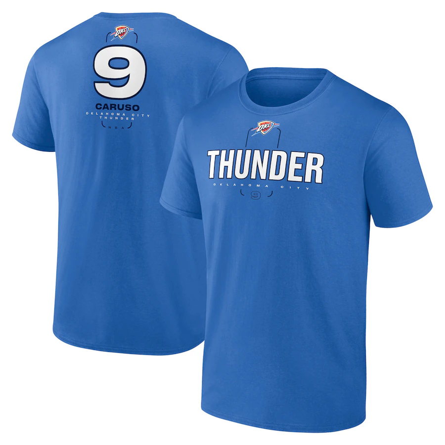Men Oklahoma City Thunder  short T Shirt 2025 style 11